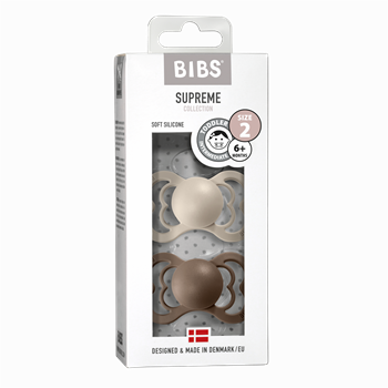 Bibs - 2-pak supreme sut - Vanilla/dark oak